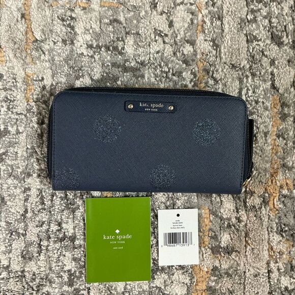 KATE SPADE HAVEN LANE FRENCHY/DOT WALLET! EUC! - Picture 3 of 5